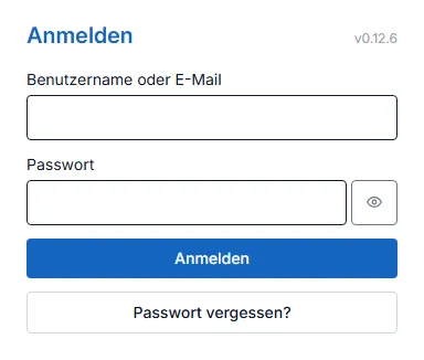 Login-Seite